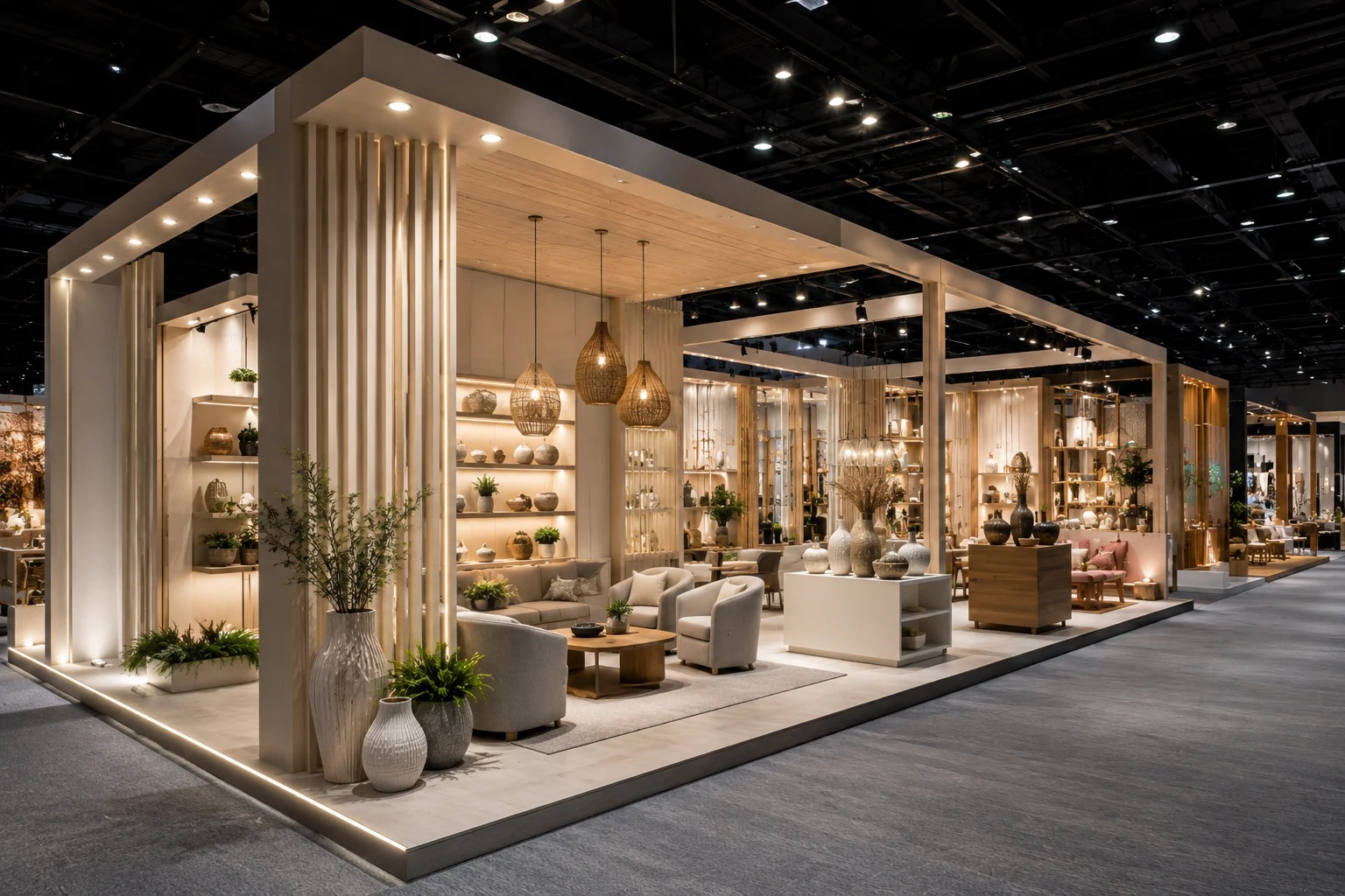 exhibition booth design for IHGF Delhi Fair Autumn